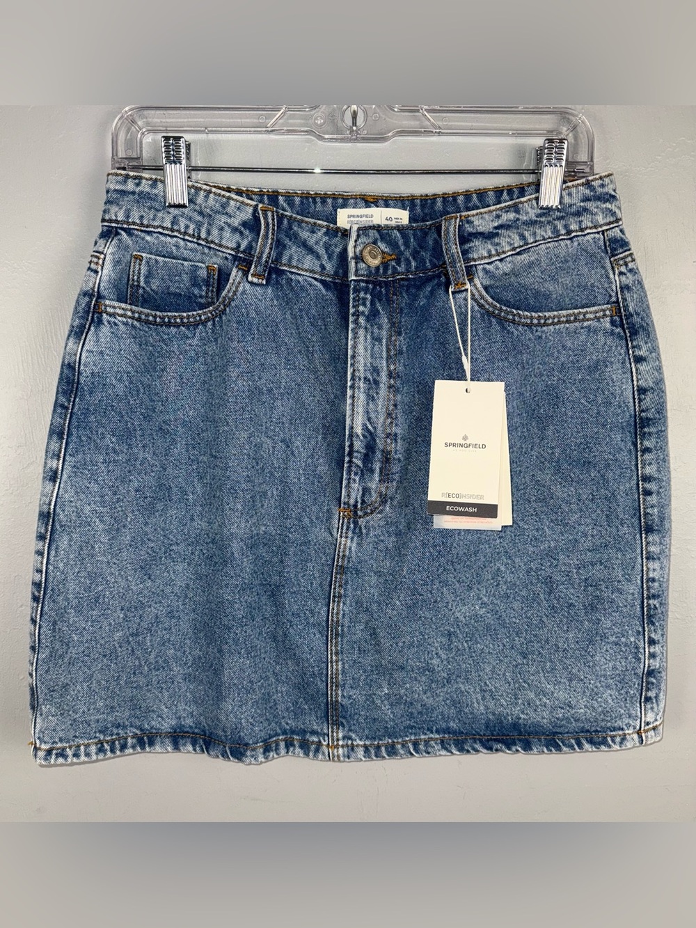 Springfield Denim Short Skirt Women’s 6 Blue Y2K  Streetwear '90s Grunge
